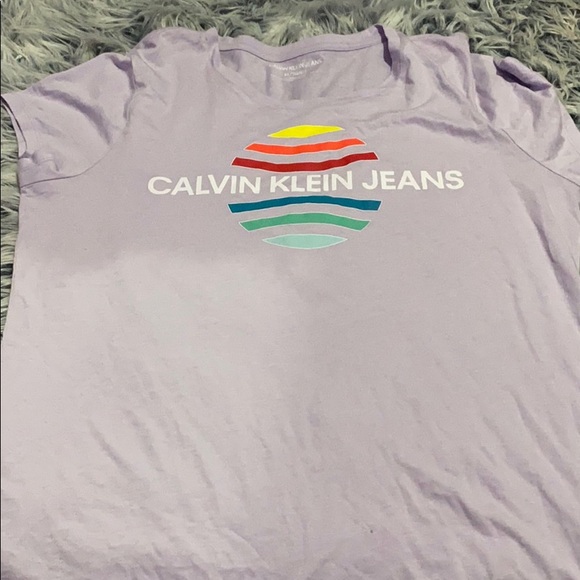 A rainbow striped Calvin Klein Jeans Shirt!! - Picture 1 of 4